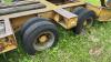 Schertzer tandem axle equipment trailer with steering dolly (yellow) NO TOD - 25