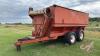 UFT tandem axle grain cart (no gearbox or bottom auger)