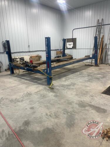 Rotary 4 post auto hoist