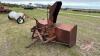 80&rdquo; 3pt snowblower s/n: NA - 2
