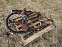 NH3 tank hitch with mounted John Blue NH3 system