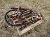 NH3 tank hitch with mounted John Blue NH3 system