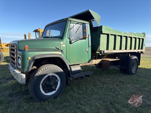 1979 International S1900 single axle gravel truck 144,066 showing VIN: AA192JCA18493 Owner: Scott L. Stanley Seller: Fraser Auction Service Ltd _______________________________