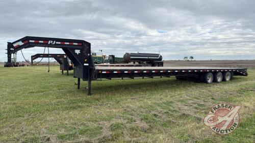 2015 41&rsquo; PJ triple axle 5th wheel flat deck trailer VIN: 4P5FD4033F3010499 Owner: Scott L Stanley Seller: Fraser Auction Service Ltd __________________________________