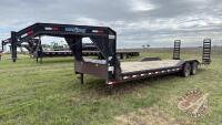 2015 Load Trail 26&rsquo; tandem axle 5th wheel flat deck trailer VIN: 4ZEGC2628F1067065 Owner: Scott L Stanley Seller: Fraser Auction Service Ltd __________________________