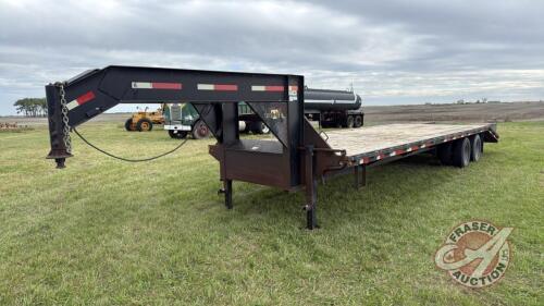 2009 30&rsquo; Tarnel tandem axle 5th wheel flat deck trailer VIN: 5PYAT172491008802 Owner: Scott L Stanley Seller: Fraser Auction Service Ltd ________________________________