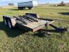 1992 tandem axle utility flat deck bumper hitch trailer VIN: 109FS1221N1109557 Owner: Scott L Stanley Seller: Fraser Auction Service Ltd _________________________________ - 3