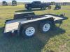 1992 tandem axle utility flat deck bumper hitch trailer VIN: 109FS1221N1109557 Owner: Scott L Stanley Seller: Fraser Auction Service Ltd _________________________________ - 4