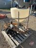 Poly chemical mix cone with Powerfist 2.66hp engine and 1.5&rdquo; pump - 2