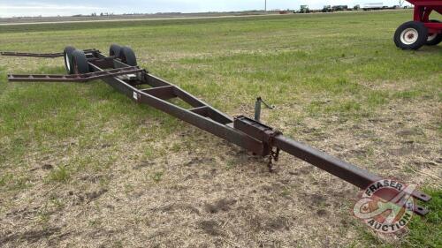T/A swather transport with cradles to convert to header transport