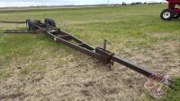 T/A swather transport with cradles to convert to header transport