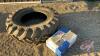 New Samson 14.9-24 tractor tire with new tube in box