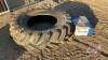 New Samson 14.9-24 tractor tire with new tube in box - 2