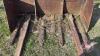 6&rsquo; Shop built bucket with manure tines and fold up bale forks - 3