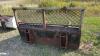 6&rsquo; Shop built bucket with manure tines and fold up bale forks - 6