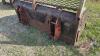 6&rsquo; Shop built bucket with manure tines and fold up bale forks - 7