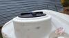 Approx 1250 IMP gallon poly tank (white) Tank B - 6