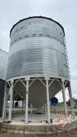 (Bin 2) Approx 6350 bus Westeel bin on Comte hopper cone (Must be removed from sale site by October 1st 2027)