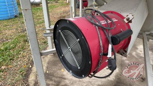 (Fan 9) Avonlea 3hp 1ph aeration fan s/nIT-02526