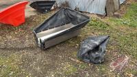 8&rdquo; S/S hopper with collapsible top and cover