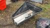 8&rdquo; S/S hopper with collapsible top and cover - 2