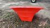 Agri-Hopper poly auger hopper (Orange) - 4