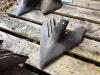 Pallet of assorted used sweeps and beaver tail shovels (sells as a pallet lot) - 5