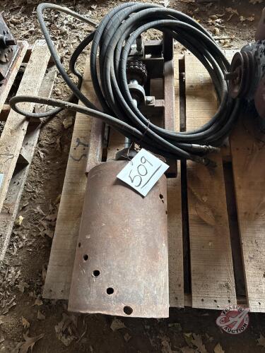 Shop Build hyd driven silage bunk cleaner