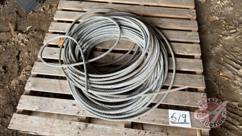 5/8&rdquo; cable.
