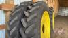 Firestone 380/90R46 in crop rubber on John Deere sprayer rims - 5