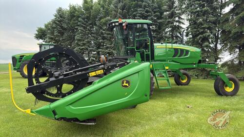 John Deere W150 Swather, S/N-400612