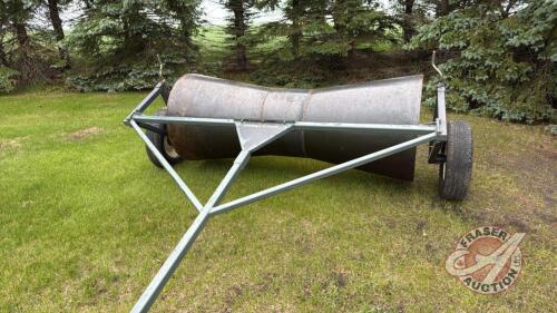 8&rsquo; Farmking Metal Swath Roller, S/N-9364166