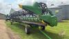 35&rsquo; John Deere 635F hydraflex header on Horst transport, S/N-721198 - 2