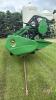 30&rsquo; John Deere 630R header on 4-wheel farm wagon transport, S/N-735605 - 3