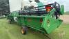 30&rsquo; John Deere 630R header on 4-wheel farm wagon transport, S/N-735605 - 4