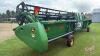 30&rsquo; John Deere 630R header on 4-wheel farm wagon transport, S/N-735605 - 11