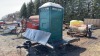 Portable toilet on trailer - 2