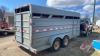 1991 16' x 6.5' Ted's Turtle River tandem axle 5th wheel stock trailer, VIN #22S9LVT167M07802, Owner: Malcolm G Scott, Seller: Fraser Auction__________________________ - 2