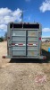 1991 16' x 6.5' Ted's Turtle River tandem axle 5th wheel stock trailer, VIN #22S9LVT167M07802, Owner: Malcolm G Scott, Seller: Fraser Auction__________________________ - 3