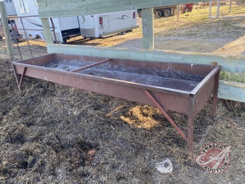 10' metal bunk feeder (brown)