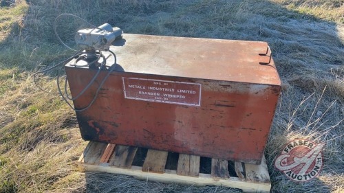 Skid tank with 12-volt pump no hose