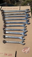 Assorted flat wrenches