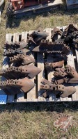 Assorted Bolt on cultivator shovels