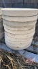 (10) 18" round patio stones - 2