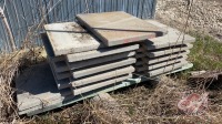 (24) 30"x24" patio blocks