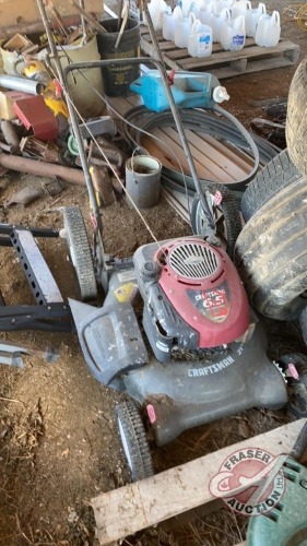 6.5 HP craftsman lawnmower as is