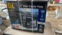 New BE 2" water transfer pump