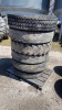 (6) Assorted truck tires no rims - 3