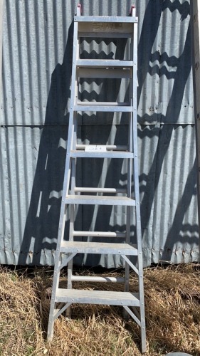 7ft Aluminum combination stepladder extension ladder