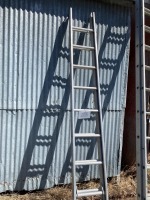 16ft Aluminum extension ladder